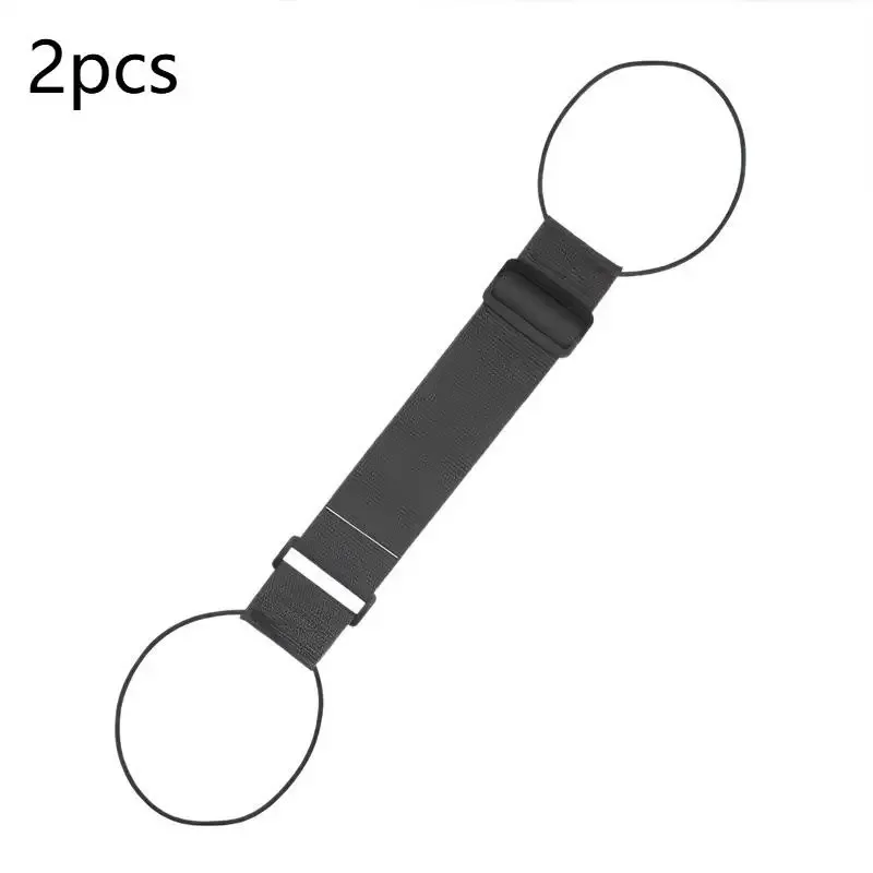sangle de bagage élastique réglable, ceinture de sécurité de voyage, pour le transport de bagages, 2 pièces