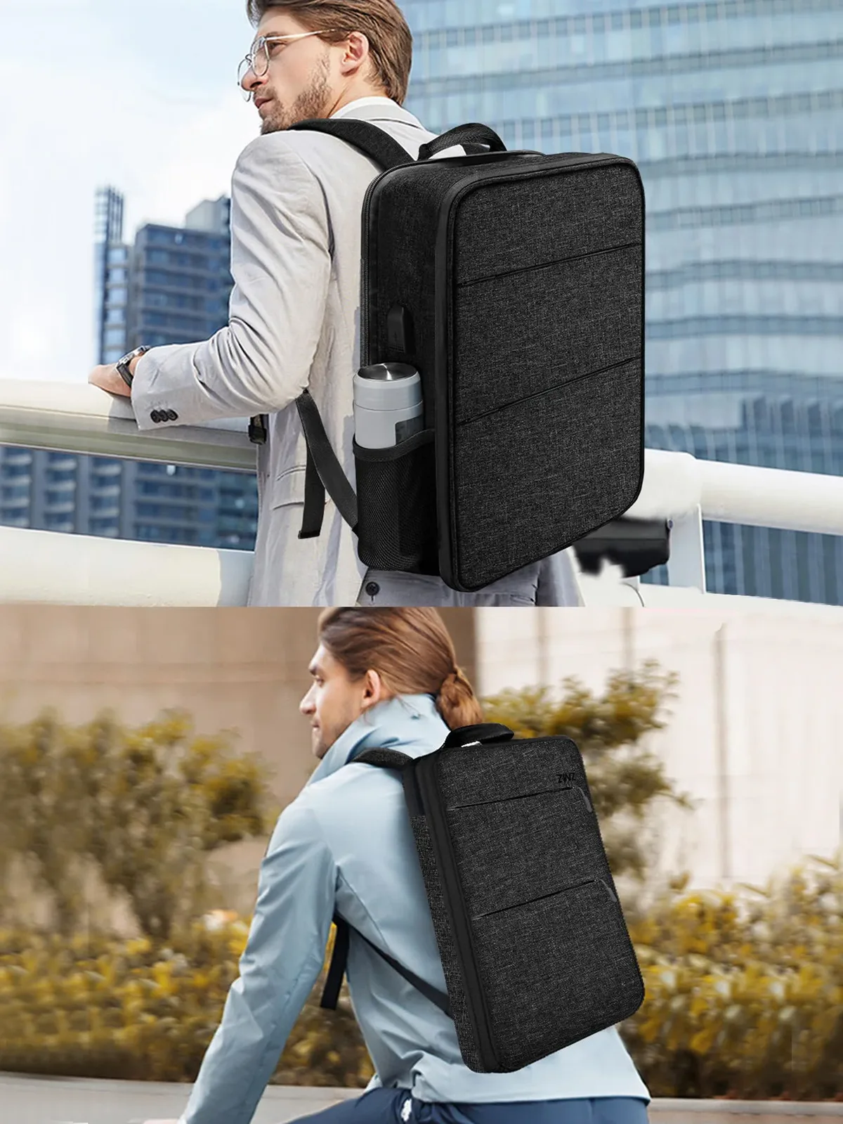 sac à dos mince et extensible pour ordinateur portable, sac à dos de voyage à degrés d'eau, compatible avec la plupart des ordinateurs de 13 à 14 pouces notecleaning, 13-14 ans
