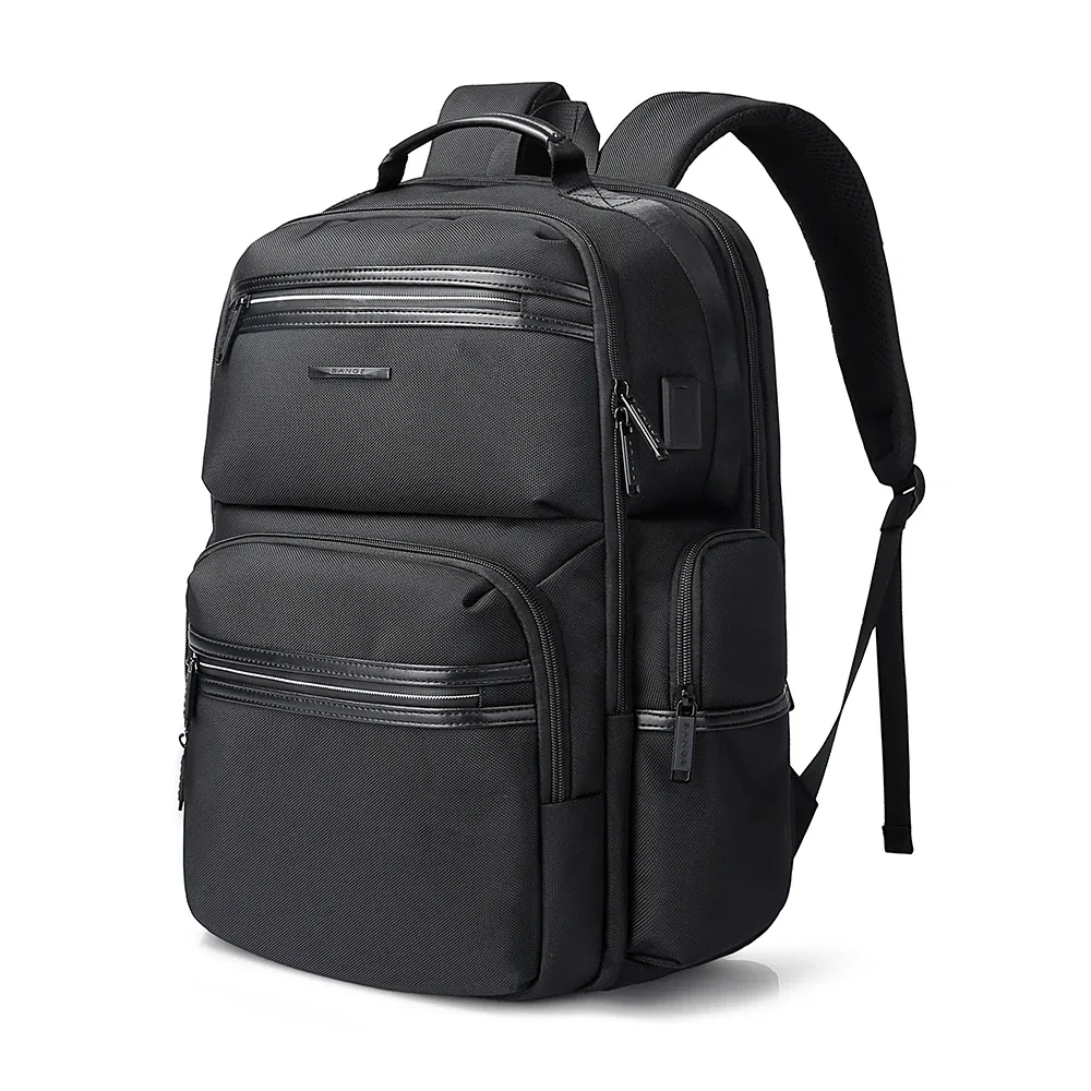 bange anti-vol 15.6 pouces sac à dos pour ordinateur portable pour hommes sacs d'école étanche sacs à dos de voyage d'affaires avec port de chargeur usb