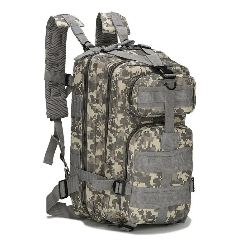 sac tactique militaire 30l, sac d'alpinisme pour sports de plein air oxford, sac à dos de camouflage étanche 3p pour camping voyage 11 couleurs