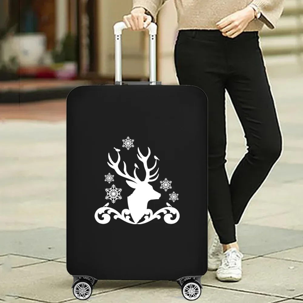 housse de valise essentielle de voyage à la mode, impression drôle pour accessoires de voyage de 18 à 32 pouces, sac de protection pour bagages à roulettes