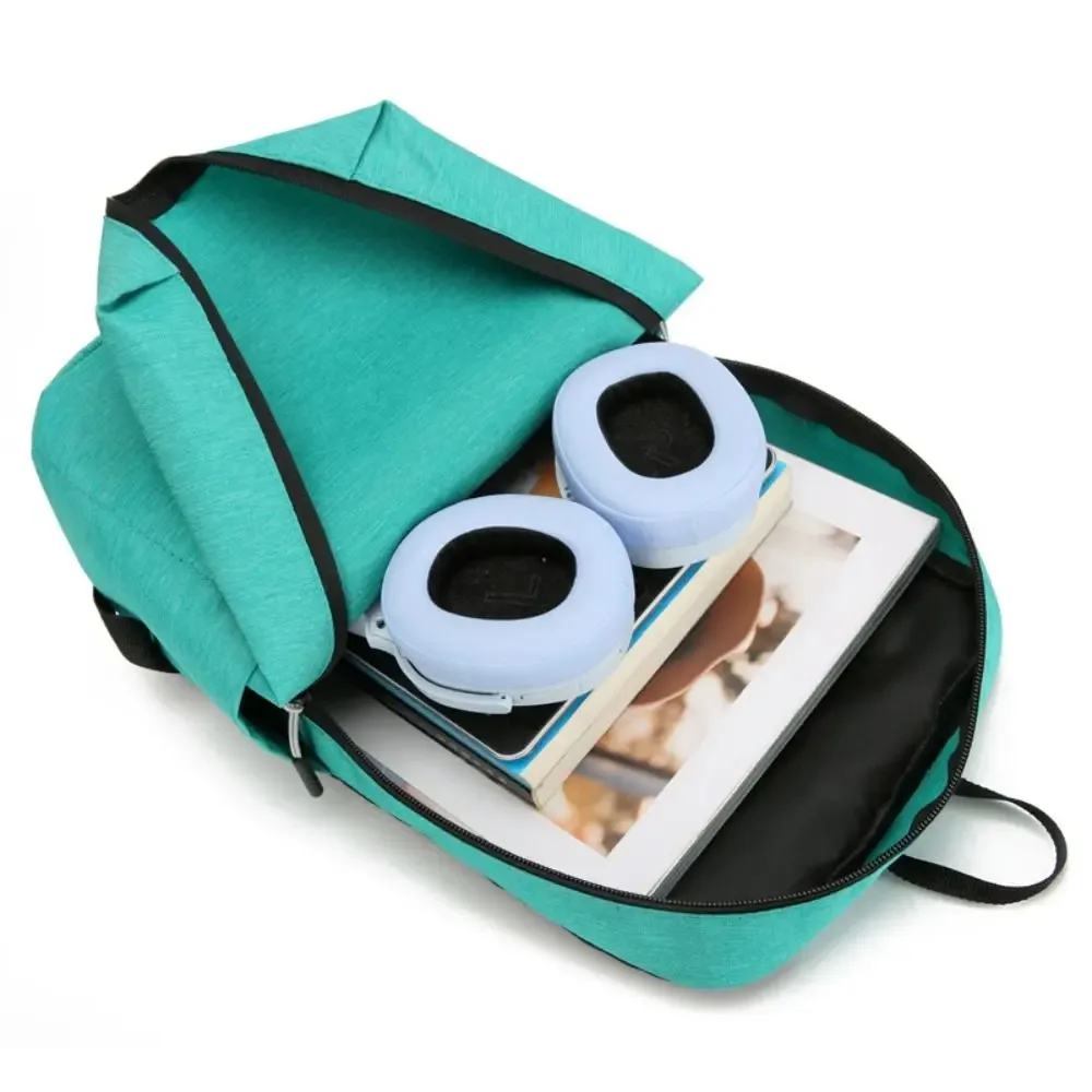 femmes hommes décontracté imperméable petit sac à dos grande capacité cartable sacs d'école couleur unie sac de voyage livre sacs adolescents