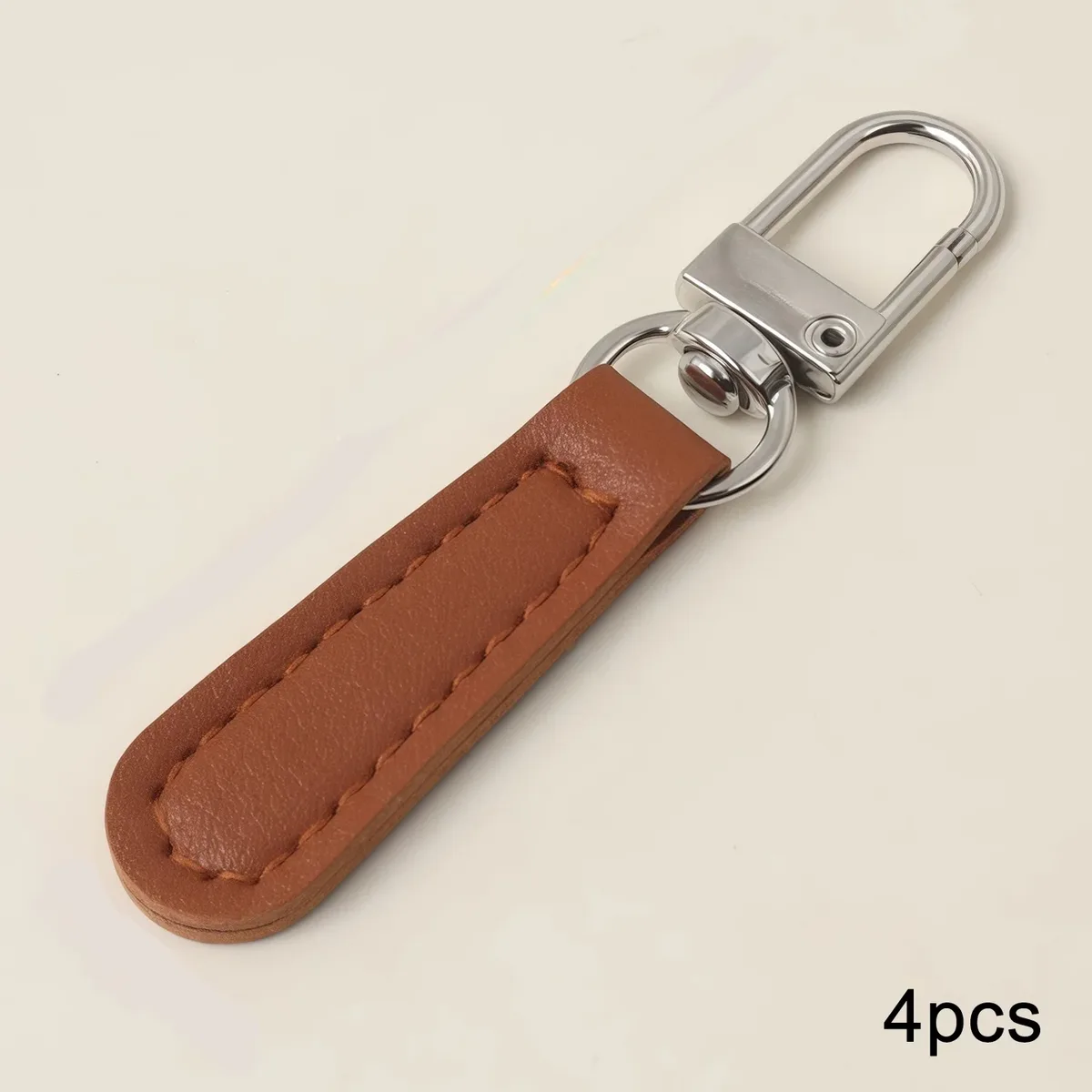 remplacement de traction de fermeture éclair en cuir pu de 4 pièces, attaches d'onglets de fermeture éclair pour sacs à main de bagages sacs à dos