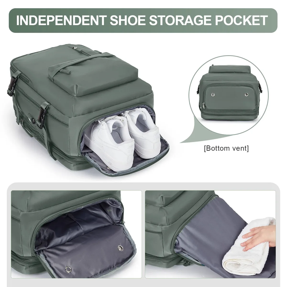sac à dos de voyage aérien étanche pour hommes et femmes, bagages à main, sacs pour ordinateur portable, grande capacité, sac initié, 6 000