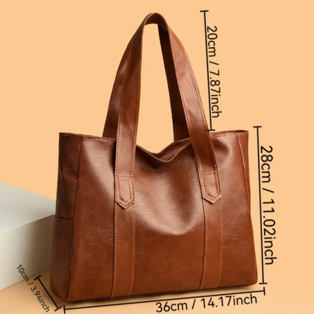 sac à main pour femme tendance - sac à bandoulière spacieux et multifonctionnel avec fermeture éclair de sécurité et cuir synthétique durable