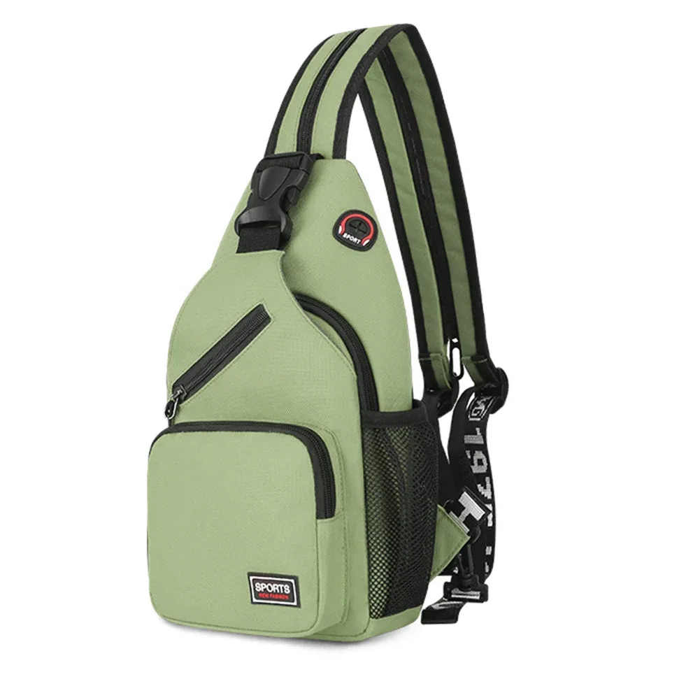 sac de poitrine unisexe, sac à bandoulière, sac à dos de voyage en tissu oxford, sac de poitrine imperméable pour la randonnée, sac à dos de jour, sac à bandoulière