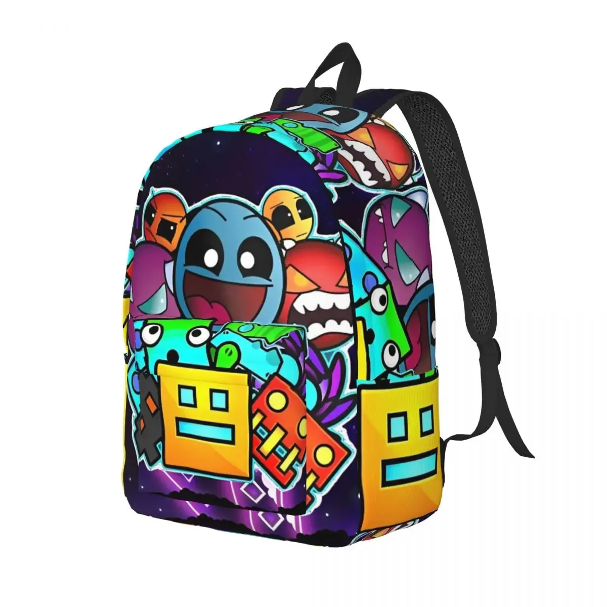 idées de gd géométrie cube gaming dash sac à dos pour hommes femmes mode étudiant randonnée voyage sac à dos collège sac à bandoulière cadeau
