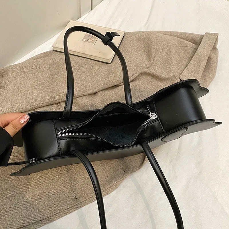 sac à bandoulière teckel tridimensionnel en cuir pu, sac à main rétro design sous les bras pour femmes, sac de transport tendance