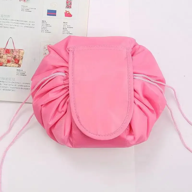 nouvelle trousse de toilette portable pour femme, sac de rangement à cordon de serrage grande capacité, best-seller