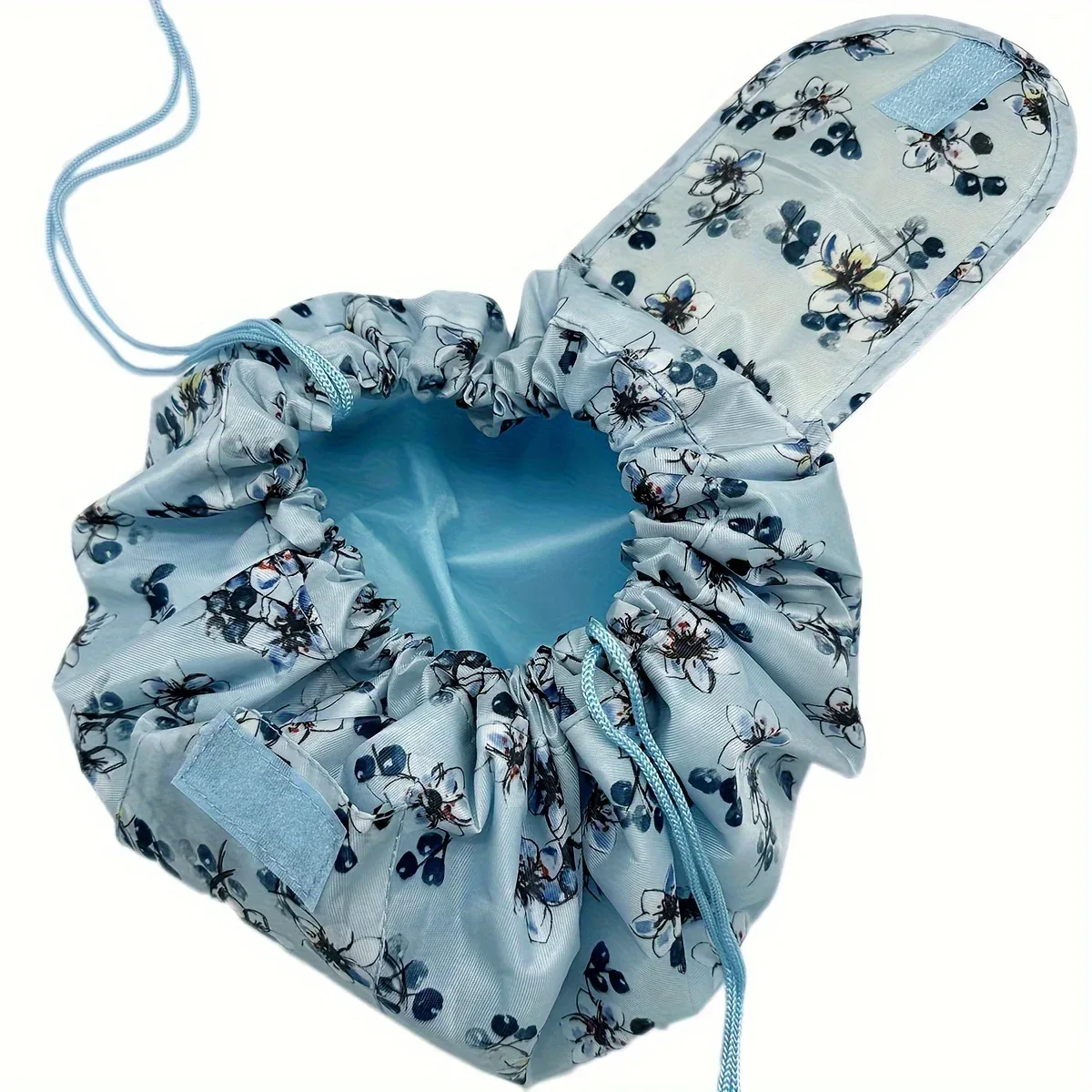 sac de rangement pour maquillage à cordon de serrage, cinq couleurs, tendance, sac de rangement portable pour voyage, ensemble de sacs de maquillage en une seule pièce