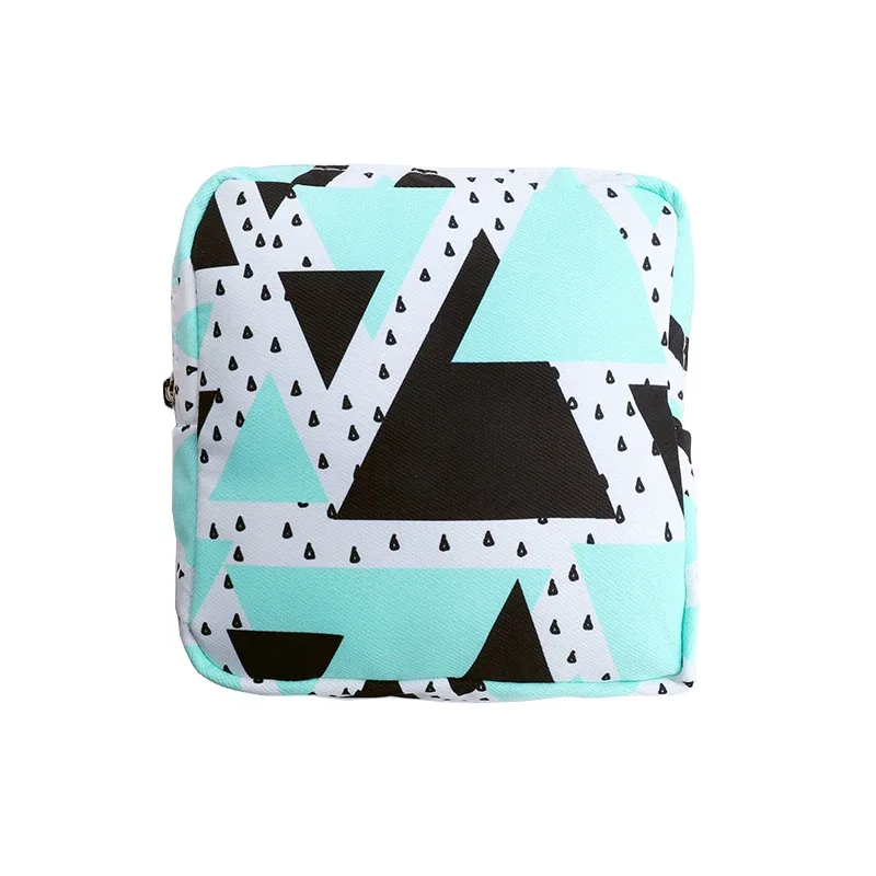 petit sac à cosmétiques de voyage pour femmes, trousse de maquillage rouge à lèvres pour filles, sac à serviettes hygiéniques, étui pour 03/présidence, sacs de rangement