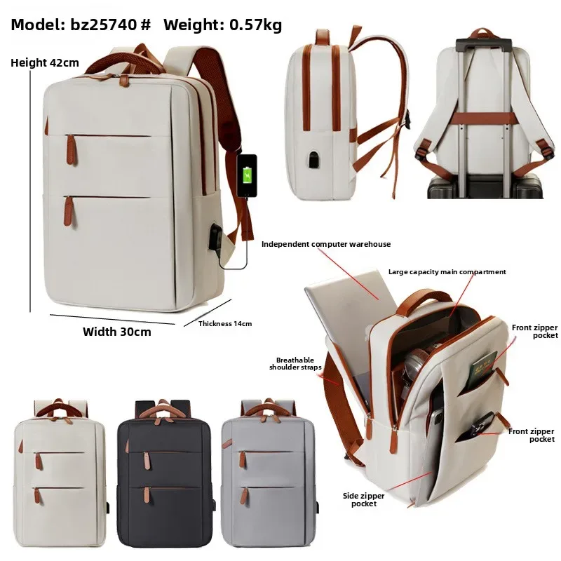 nouveau sac à dos professionnel, sac à dos de voyage multifonctionnel de grande capacité, sac pour ordinateur portable, sac de rangement pour activités de plein air.