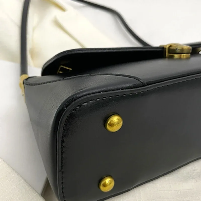 sacs à main à rabat en cuir pu pour femmes, sacs initiés sous les bras, fourre-tout femme, style français, créateur tendance, mode