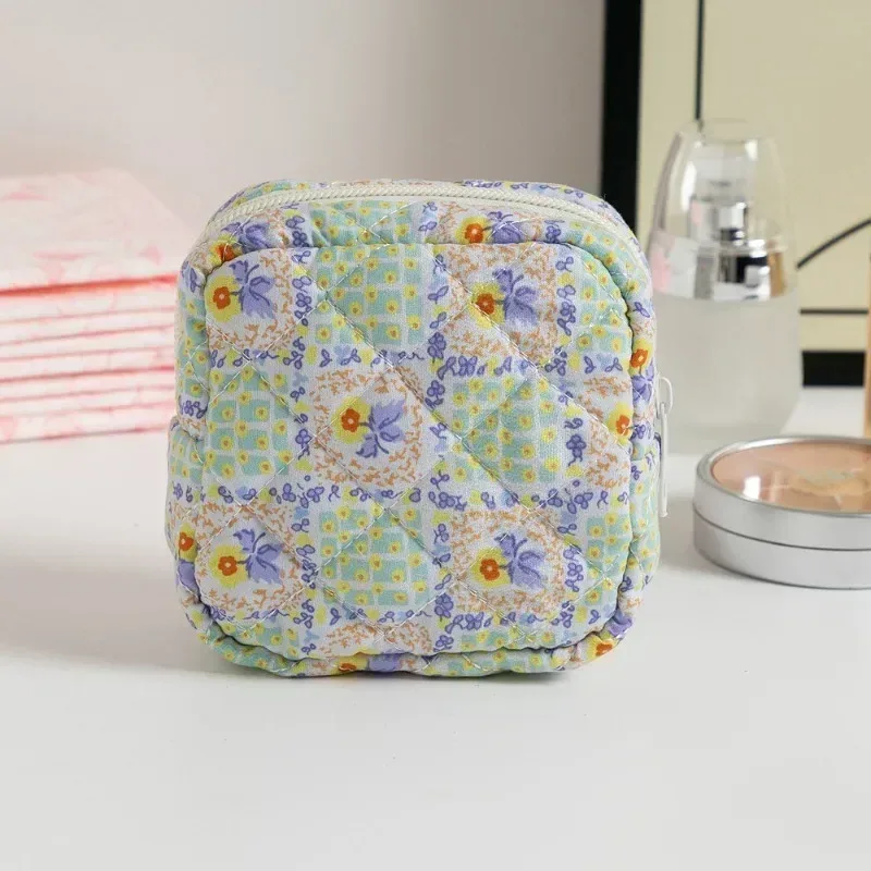 pochette de rangement pour serviettes hygiéniques, pochette menstruelle féminine, sac de rangement portable pour tampons, mini pochette de rangement pour maquillage et rouge à lèvres