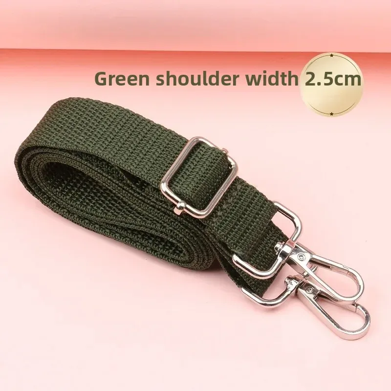 sac à bandoulière large de couleur pure, sac d'ordinateur, haut-parleur, appareil photo, sangle de tasse d'eau, accessoires polyvalents en fibre de polyester