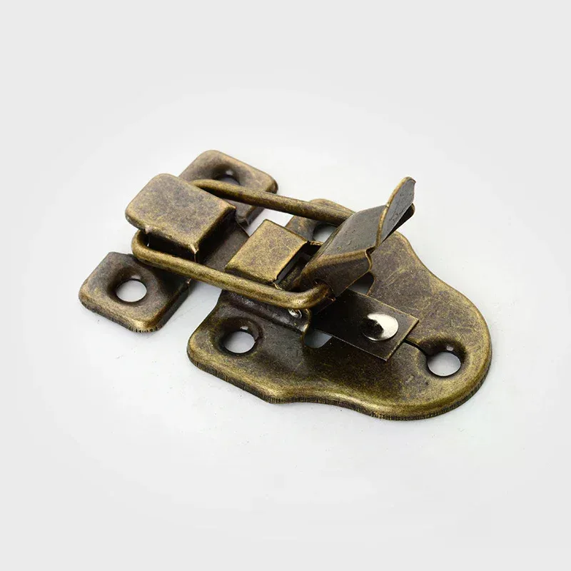 4 pièces de fermoirs décoratifs vintage pour boîtes à bijoux en bois, tiroirs, valises et quincaillerie de meubles