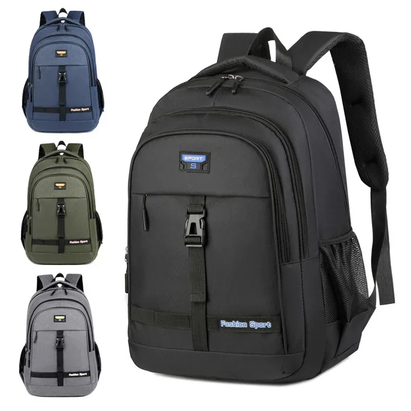 sac à dos décontracté pour étudiants, grande capacité, nouveau modèle pour ordinateur portable d'affaires du collège et du secondaire, sac à dos de couleur unie