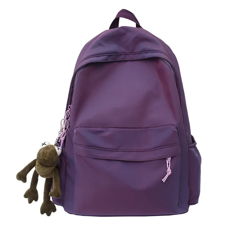 nouveau sac à dos femme mode nouveau sac à dos unisexe grande capacité sac à dos pour ordinateur portable en nylon dame cartable mignon étudiant sac