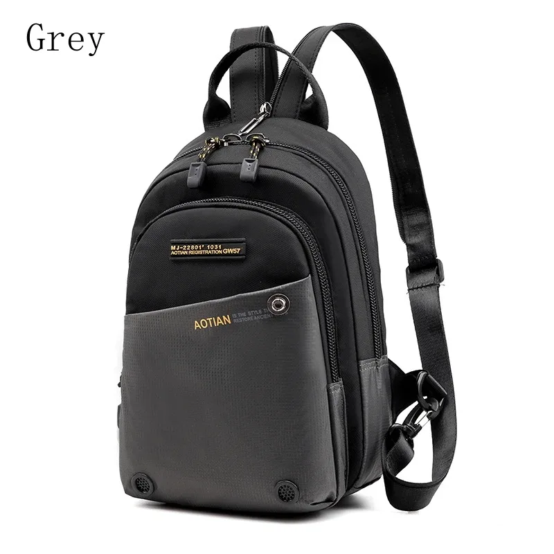 sac dos nylon bleu marine noir polyvalent compact grande capacité voyage sport jour usage courant