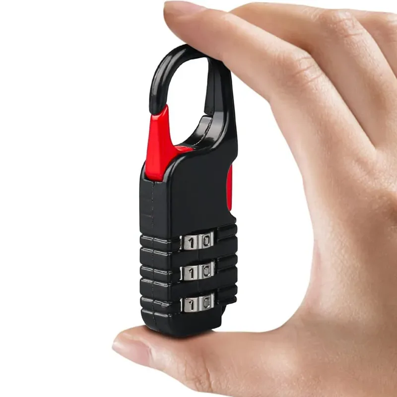 mini cadenas à combinaison à 3 chiffres en alliage de zinc, le petit cadenas à combinaison sécurisé pour valises, bagages, porte-documents, sacs d'ordinateur