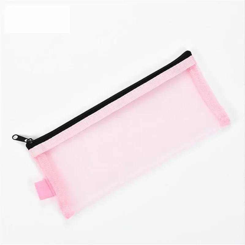 étui de voyage pour pinceaux de maquillage, trousse de toilette cosmétique, organisateur pour hommes et femmes, outils de beauté, pochette en maille à fermeture éclair, accessoires de rangement de lavage