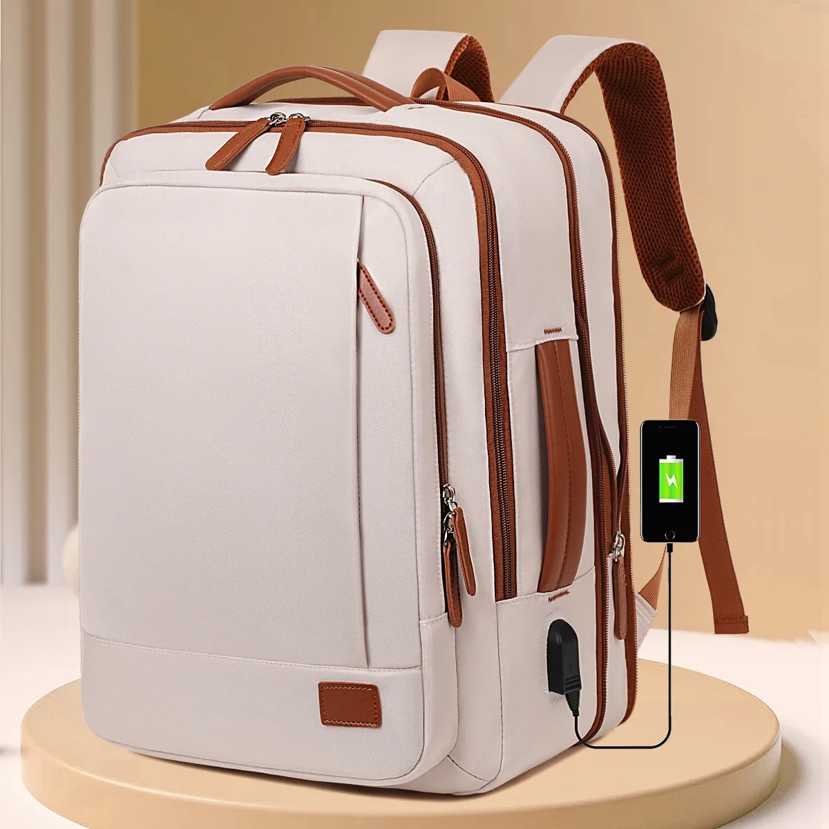 le nouveau sac à dos unisexe pour les voyages d'affaires à courte distance, sac de voyage léger, sac d'école pour ordinateur, combinaison de sacs de rangement