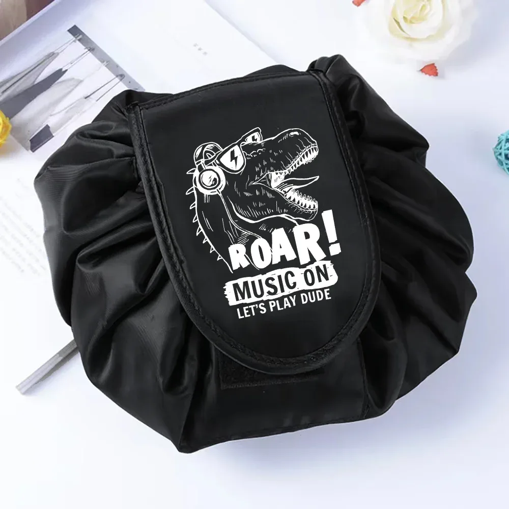 sac de rangement portable étanche pour cosmétiques, sac paresseux de proximité wstring, poudres de maquillage magiques, grande capacité, trousse de beauté de toilette de voyage
