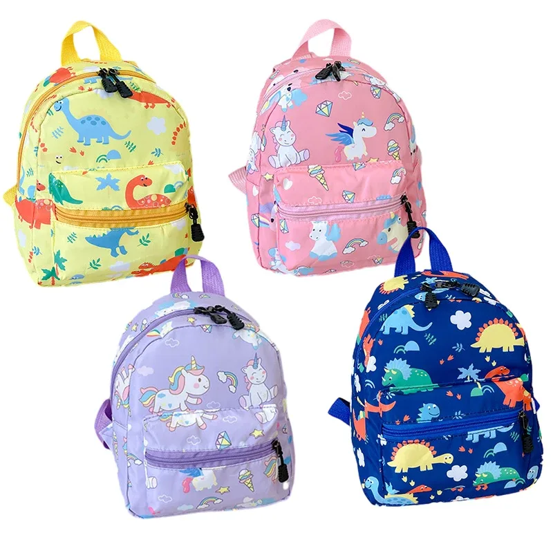 sac à dos mignon pour la maternelle, imperméable, pour garçons et filles, sac à dos animal, sac à dos de dessin animé dinosaure pour enfants et adolescents