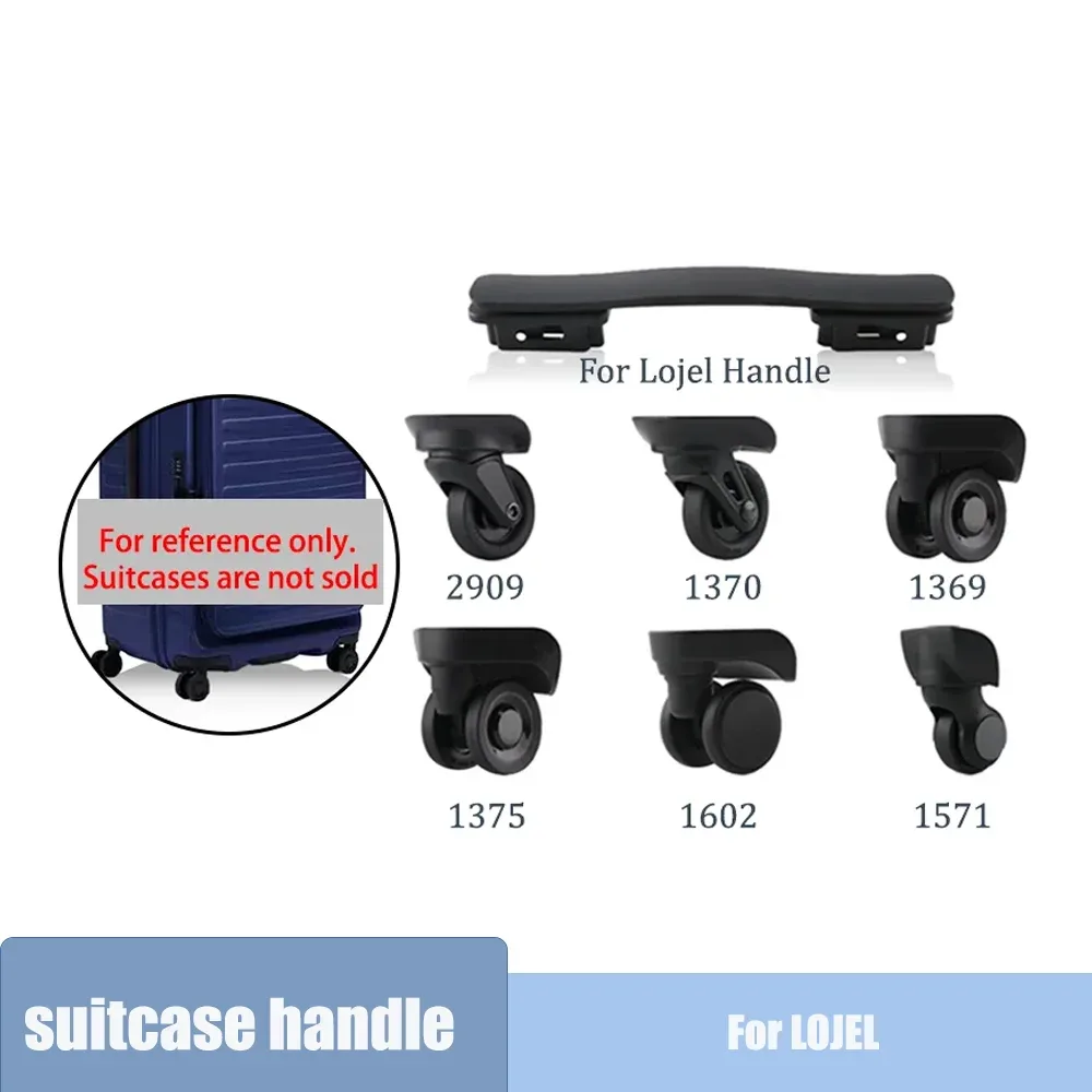 roues de remplacement universelles pour valise lojel, pièces de réparation de roulettes de bagages avec roulement silencieux et résistant à l'usure
