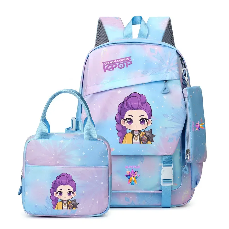 sac à dos kpop demon hunters, capacité importante, rumi mira zoey, sacs d'école, sacs de voyage, sac à dos pour ordinateur portable, nouvelle mochila pour étudiants, sacs cadeaux
