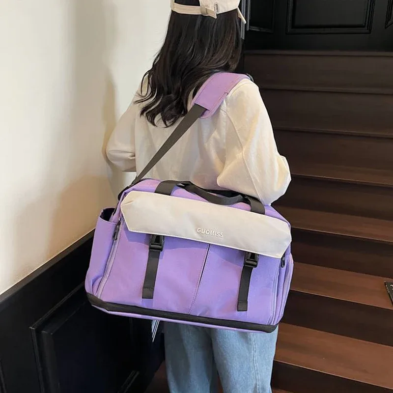 flying stars – sac à main de grande capacité pour femmes, sac à bandoulière de voyage, fitness, sport, natation, séparation humide et sèche, grand sac