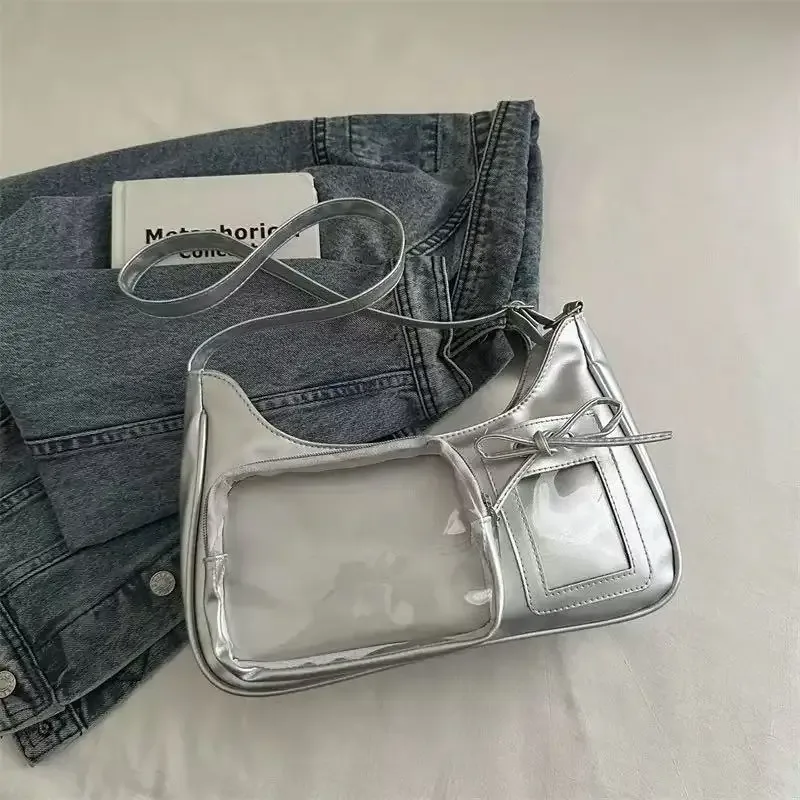 y2k harajuku sac à bandoulière femmes coréen transparent ita sac école sac à bandoulière femme japonais concepteur preppy sac à main sac à main