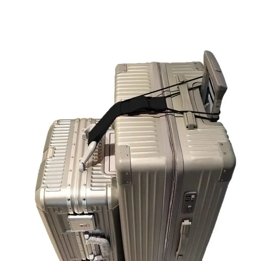 sangle élastique polyvalente pour bagages, réutilisable, réglable, sangle fixe pour valise de voyage, sangles d'emballage pour bagages, accessoires pour bagages, 1/2 pièces