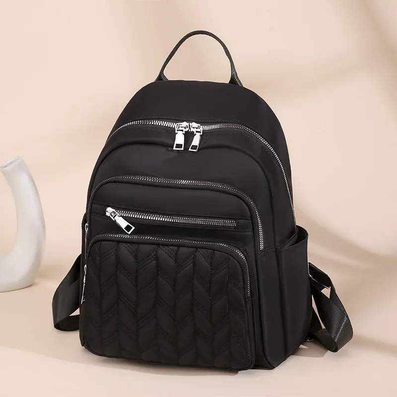 vento marea femmes sac à dos 2025 voyage décontracté imperméable femmes sacs à bandoulière femme grande capacité oxford sac à dos noir sac à main