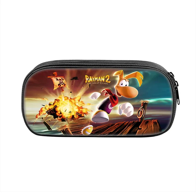 jeux de dessin animé rayman legends 2 pièces ensemble sac à dos cartable garçons filles camping sac à dos trousse à crayons sac à crayons boîte à crayons