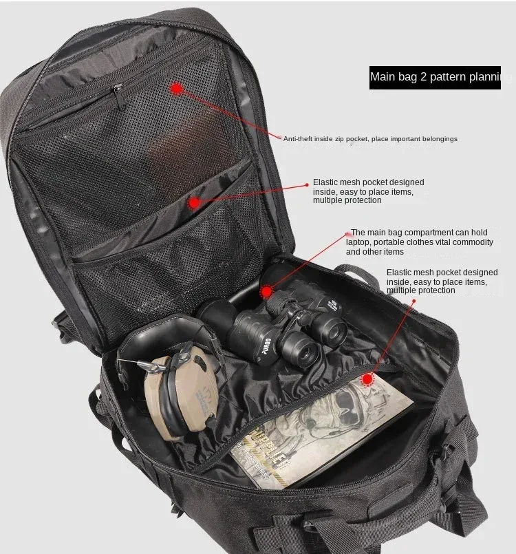grand sac à dos de randonnée molle pour hommes d'affaires, sacs à dos, livraison directe, 25l, 50l