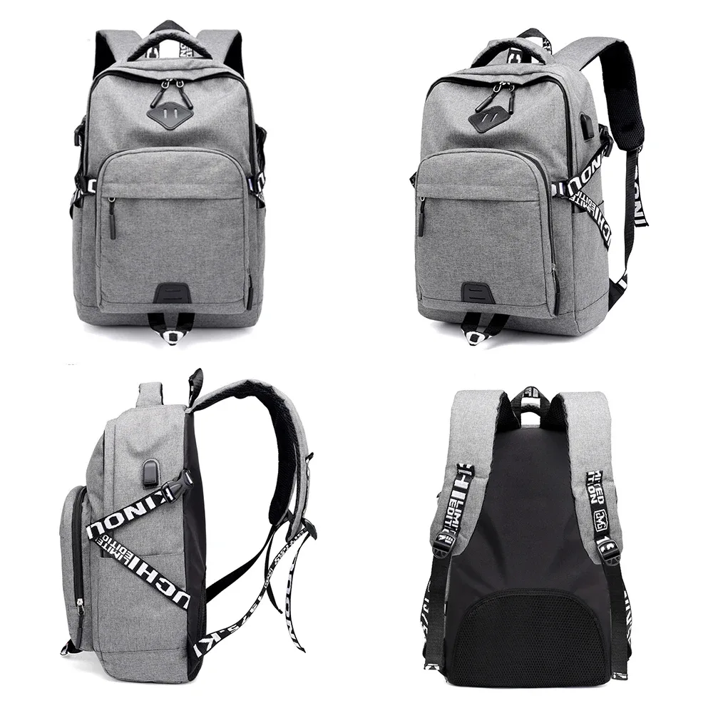 sac à dos personnalisé avec logo, grande capacité, en nylon, pour ordinateur, sac de couple, image et nom personnalisés