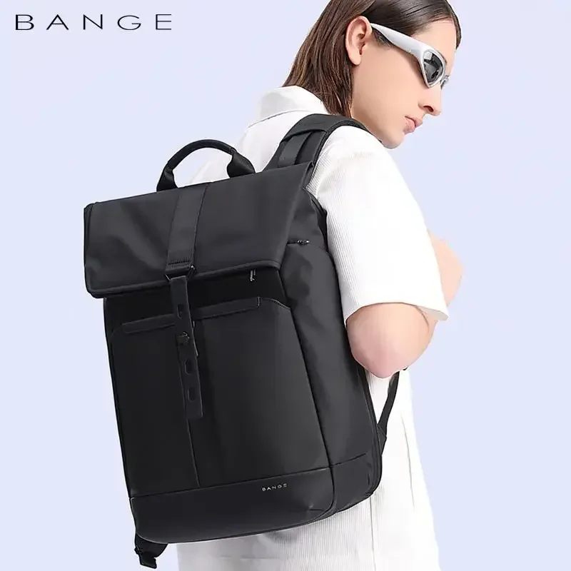 sac dos oxford unisexe noir bandes gris polyester compartiments ceinture air occasionnels école affaires transport quotidien use