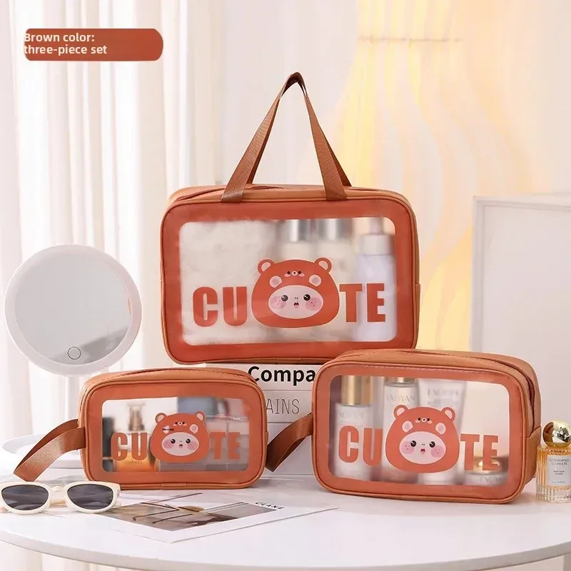 sac de voyage étanche de grande capacité pour cosmétiques, sac de toilette à séparation humide et sèche, sac de rangement pour la natation et le bain, portable et pratique