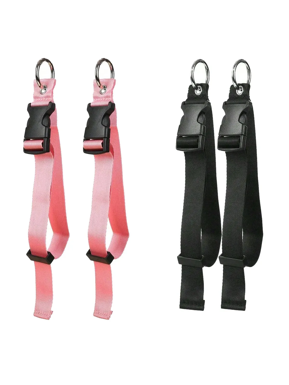 sangle de bagage portable, boucle extérieure durable, clip pour sac à dos pour hommes et femmes, étiquettes de sac cadeau de voyage indispensables pour accessoires de bagages