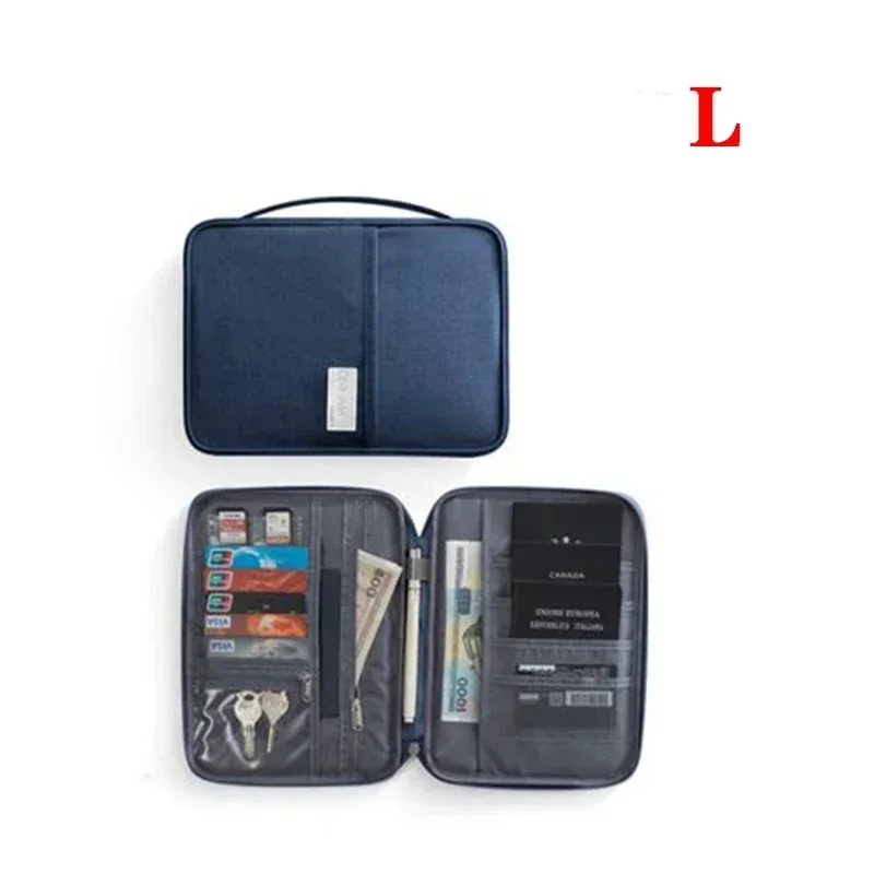 porte-passeport de voyage étanche multifonction pour femmes, housse rose, sacs, organisateur de documents familiaux, sac d'accessoires de voyage