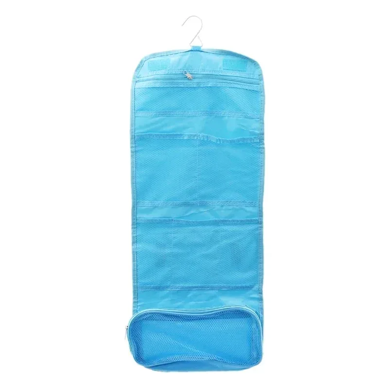 sac de rangement suspendu pliable, portable, étanche, trousse de maquillage cosmétique, rangement, trousse de toilette de voyage, accessoires de salle de bains de lavage
