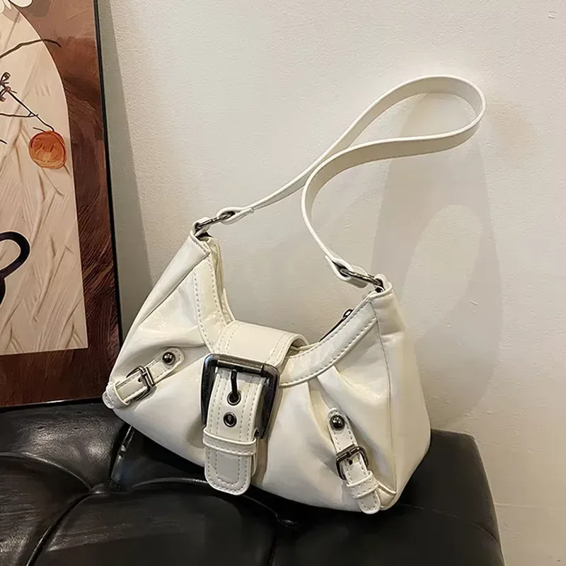 sac à bandoulière plissé rétro y2k pour femme, style maillard, sac sous le bras, pochette, sacs à main pour voyage, travail, shopping – vente chaude