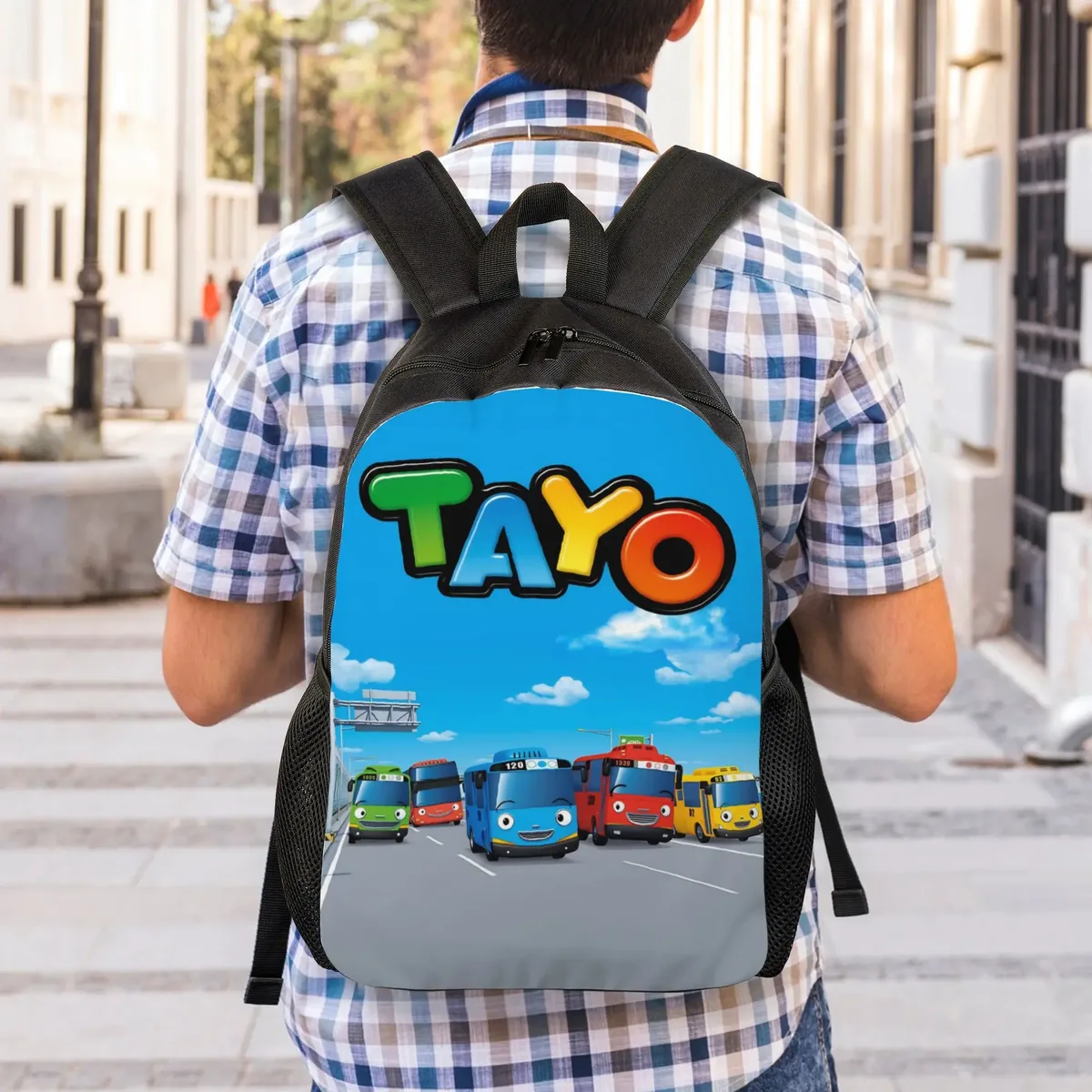 tayo the little bus sac à dos pour tout-petits pour enfants garçons et filles, sacs à dos adorables pour enfants d'âge préscolaire