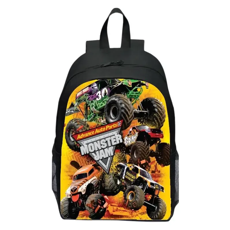 monster jam truck sac à dos pour enfants sac à dos d'école primaire sac à dos de maternelle étudiants masculins et féminins