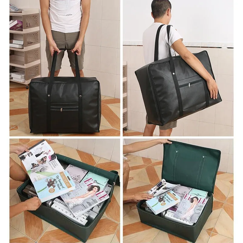 sac à bagages épais étanche, sacs de rangement pour vêtements de voyage, grand sac de voyage pour vêtements de voyage de vacances, sac de sport pour avion, sac d'expédition