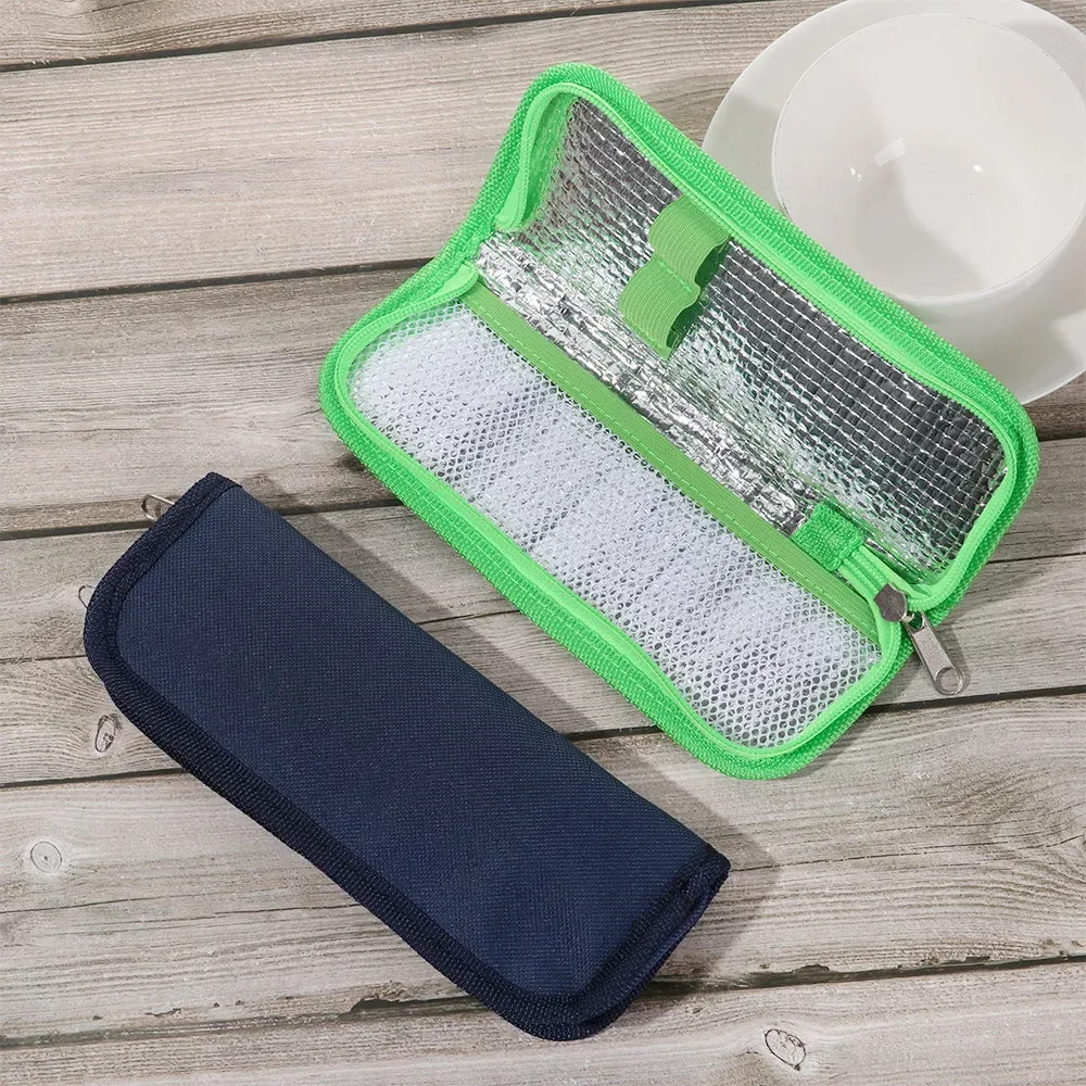 glacière à insuline portable pour diabétique, sac de protection pour pilules, glacière réfrigérée, organisateur isolant, étui de voyage