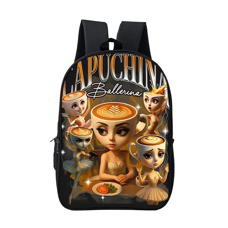 sac à dos scolaire pour garçons et filles, durable et souple, pour livres, motif dessin animé, anime, jeu, style italien brainrot, pour enfants