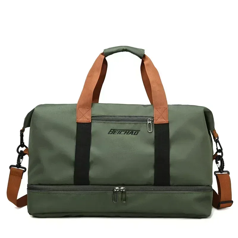 sac de sport de voyage de grande capacité, bagages de courte distance, sacs de fitness portables, sacs à main à bandoulière, sport pour hommes, étanche b