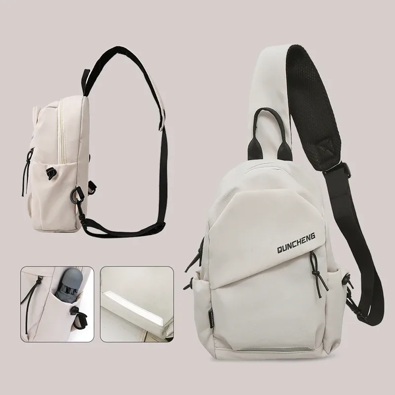 sac à bandoulière pour hommes, petit sac à dos à bandoulière simple, sac de poitrine pour femmes, cyclisme, sport, escalade, tablette pour garçons, léger mo
